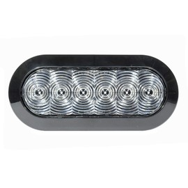 TecNiq T66-RCSP-1, 6 Inch Oval STT, Surface Mount, Clear Lens, Pigtail