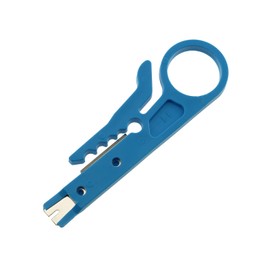 E-outstanding Mini pelacables 3 piezas herramienta de crimpado portátil UTP STP cortador de cable de red herramienta de perforación de impacto para Keystone Jack RJ45 módulo Ethernet azul/amarillo/negro