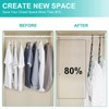 BDSHUNBF 2 Pack Clothes Drawer Organisers, with Hanger Hook, 7