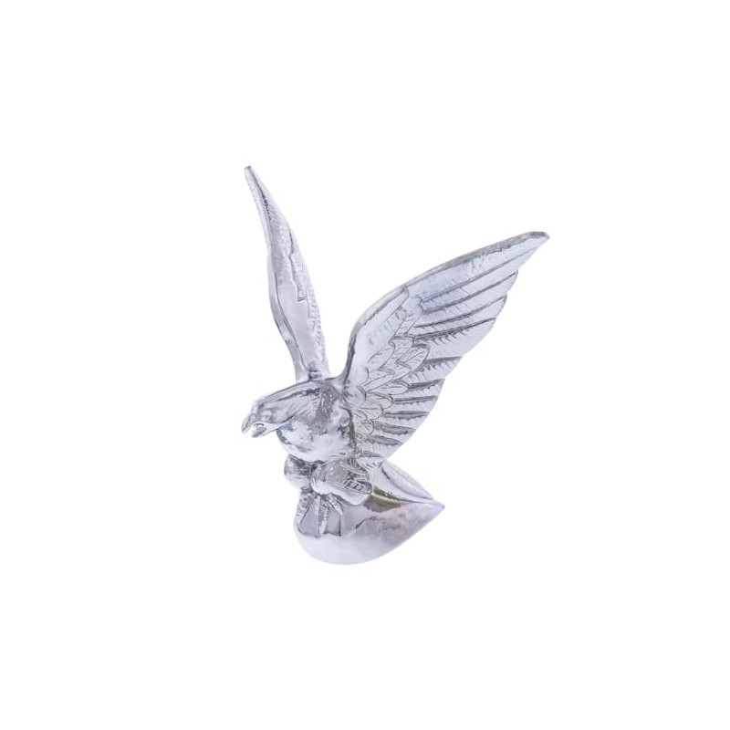 United Pacific 72007 Chrome American Eagle Hood Ornament, Metal Construction,