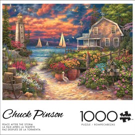 Buffalo Games - Chuck Pinson - Peace After The Storm - 1000 Piece Jigsaw Puzzle for Adults - Challenging Puzzle Perfect for Game Nights - Finished Size is 26.75 x 19.75