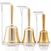 Homelavie Super Loud Solid Brass Small Hand Call Bell for