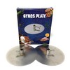 Gyros Yeros Barbecue Kebab Disc Plates (Set of 2) Stainless