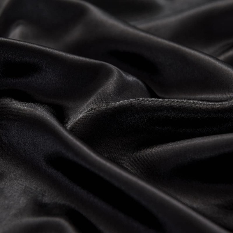 Fitted Sheet, Satin, Slippery, Silky Lustrous, Mattress Cover, Sold Separately,