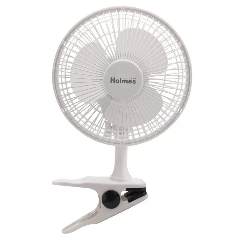 Holmes Convertible Desk & Clip Fan, White HCF0611A-WM