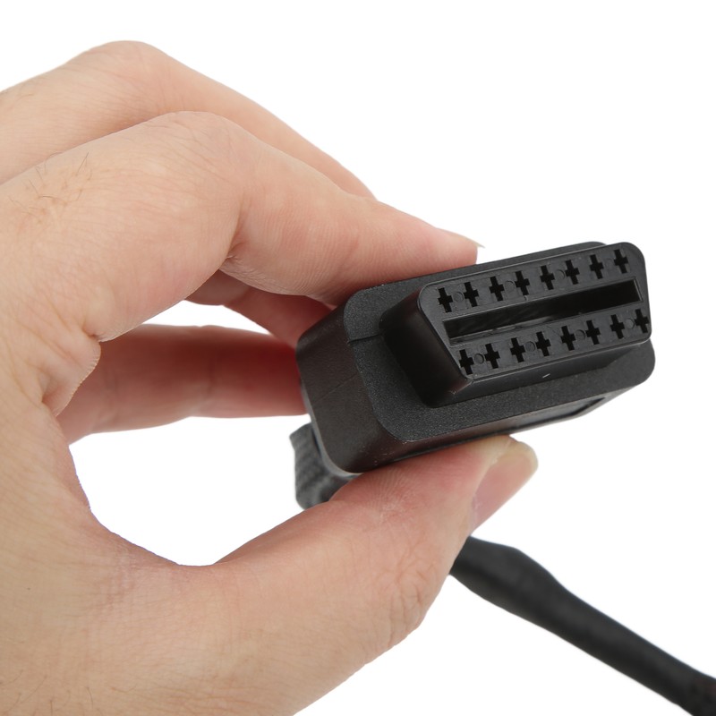 OBD2 Diagnostic Adapter 12V‑24V ABS Heat Resistant Wearproof Universal for
