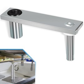 Zymurgoes 7062-3 Boat Seat Mount Swivel Offset Pedestal - Heavy-Duty Adjustable Marine Seat Pedestal for Boat Cabin Seating