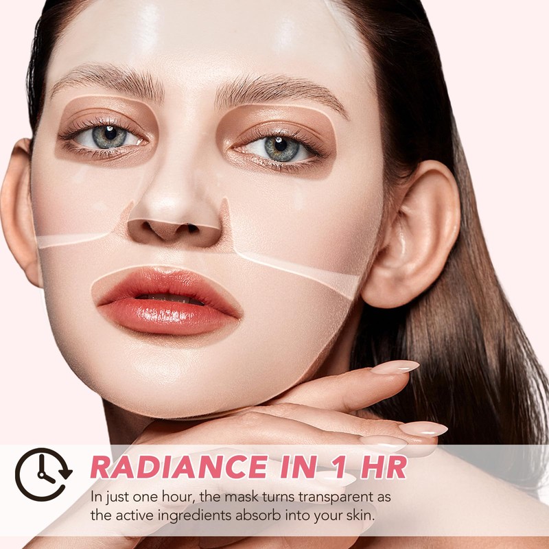 Collagen Face Mask, 8 Pack Collagen Mask, Hydrating Overnight Hydrogel