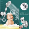 Suction Shower Head Holder, Adjustable Removable Shower Head Holder 360°