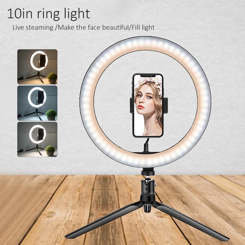 26cm Ring Shape Fill Light Live Steaming Supplementary Lamp with