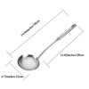 TBWHL Skimmer Slotted Spoon, Heavy Duty 304 Stainless Steel Slotted