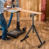 Self-Standing Adjustable Roller Stand w/Tapered Edge - Durable, Versatile Table