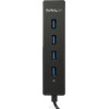 StarTech.com Startech ST4300PBU3 4-port Portable USB 3.0 Hub with Built-in