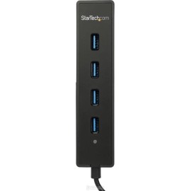 StarTech.com Startech ST4300PBU3 4-port Portable USB 3.0 Hub with Built-in Cable