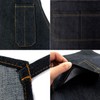 QWORK® Heavy Duty Denim Work Apron with Pockets, Adjustable Jean