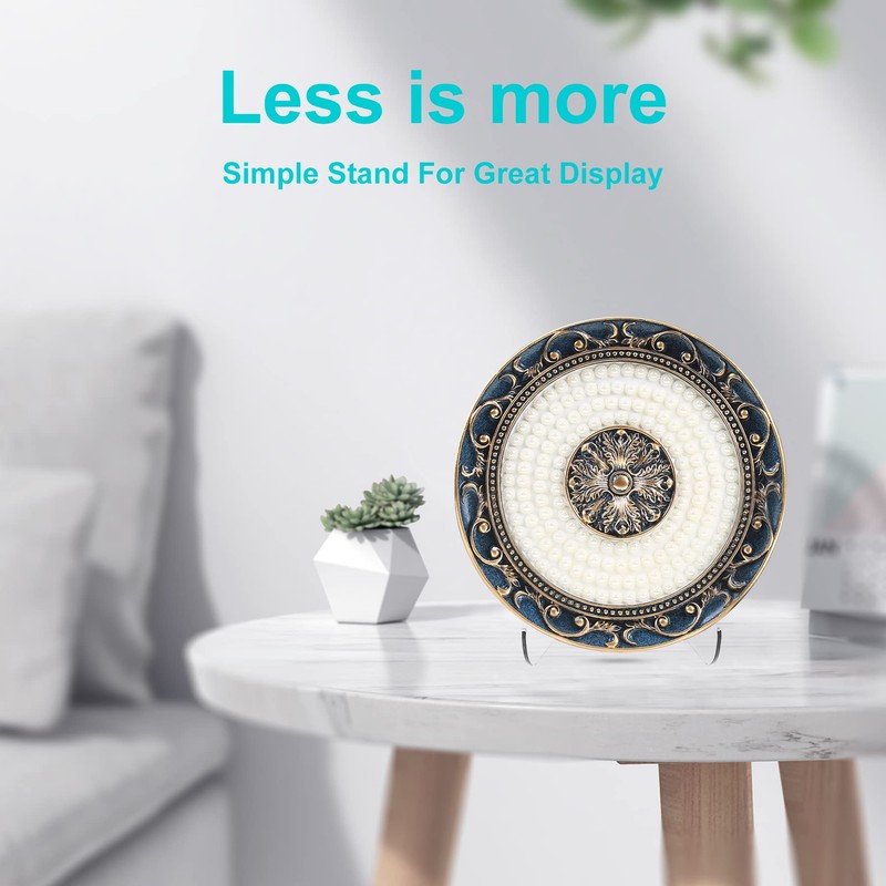 Boloyo Flat Back Acrylic Plate Display Stand , 3 Inch