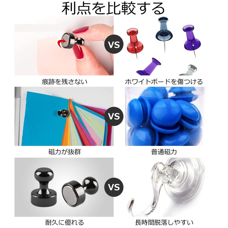 Magnetic Pin, Super Strong Magnetic Pin, Magnetic Hook, Small Storage