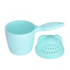 Baby Shampoo Cup Cute Kid Wash Hair Bathing Flusher Eye(/8.27x4.21x5.91in)(Green)