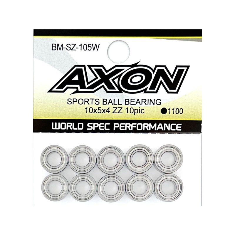 AXON SPORTS BALL BEARING 10x5x4 ZZ 10pic BM-SZ-105W