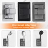 uxcell Shower Head Holder Strong Adhesive, Adjustable Handheld Shower Wand