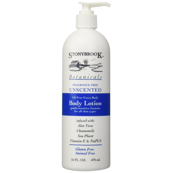 Stony Brook Body Lotion Unscented, 16 Fluid Ounce