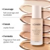 UCANBE Base de maquillaje y corrector 2 en 1, cobertura