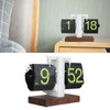 Digital Flip Clock 12h Single Sided Large Numbers Automatic Retro