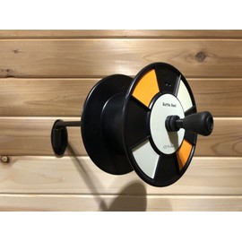 Unbranded Ice Fishing Round Rattle Reels Black 6 pack