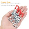 Powlankou 4 Pieces Adjustable Toggle Clamps, Heavy Duty Toggle Latch