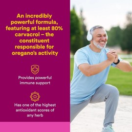 Natural Factors Aceite De Orégano 180 Mg 60 Softgels Sfn Sin Sabor