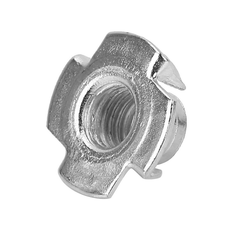 110pcs Durable T-nut, Stainless Steel Galvanized T Nuts Rivet Nut,