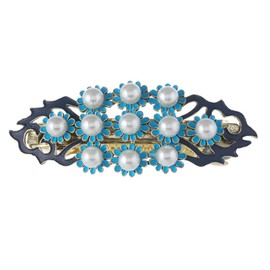 Ipetboom Handmade Hair Clip Accessories Chinese Retro Hairpin Floral Hair Accessory Ponytail Holder for Women