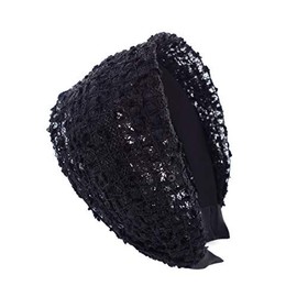 axy HR31A Wide Headband Series 31a Fabric Hair Band (Black)