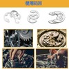 Litorange 390 Pcs E-Shape Snap Rings E-Clips 304 Stainless Steel