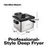 Hamilton Beach Electric Deep Fryer with Basket and Lid, 4.5