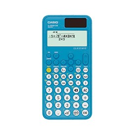 Casio FX-85SP CW Scientific Calculator Recommended for Spanish and Portuguese CV 5 Languages 300+ Functions Solar Blue