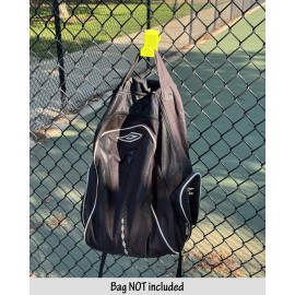 ACMCStudios Bag Hook for Chain Link Fence for Pickleball, Tennis, Soccer,Basebal