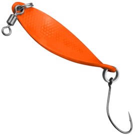 FTM Spoons for Trout Fishing Spoon WOB 3.2 g 4 cm, Colour: Neon Orange/Black