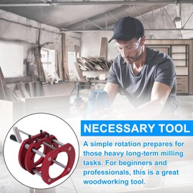 Router Lift, Router Lifting System Set Metal for Router Table Saw Insert Base Plate, Woodworking, Router Table Insert Plate, Lifting Base, Fits Diameter 64 mm to 66