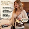 Travistar Bolsa Crossbody Mujer, Bandolera Mujer Cuero PU, Protección RFID