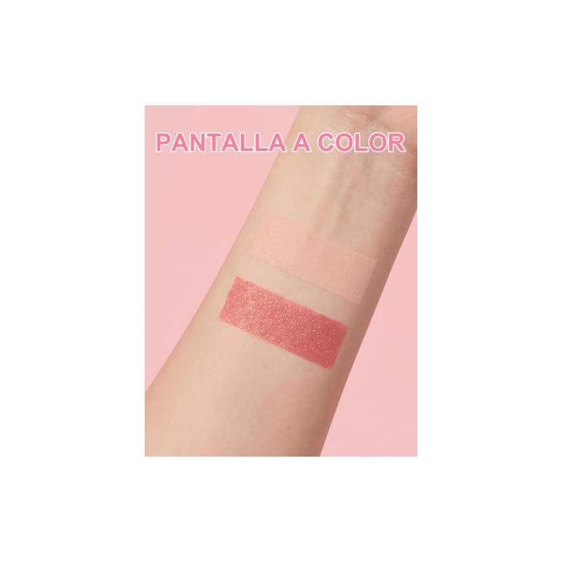 Erinde 3 tonos Cosmetics Powder Blush Palette Mate,#04