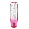 Gear Knob Universal Pink White Crystal Bubble Car Gear Lever