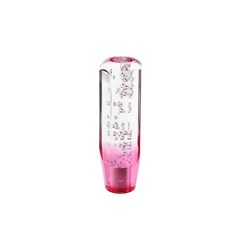 Gear Knob Universal Pink White Crystal Bubble Car Gear Lever