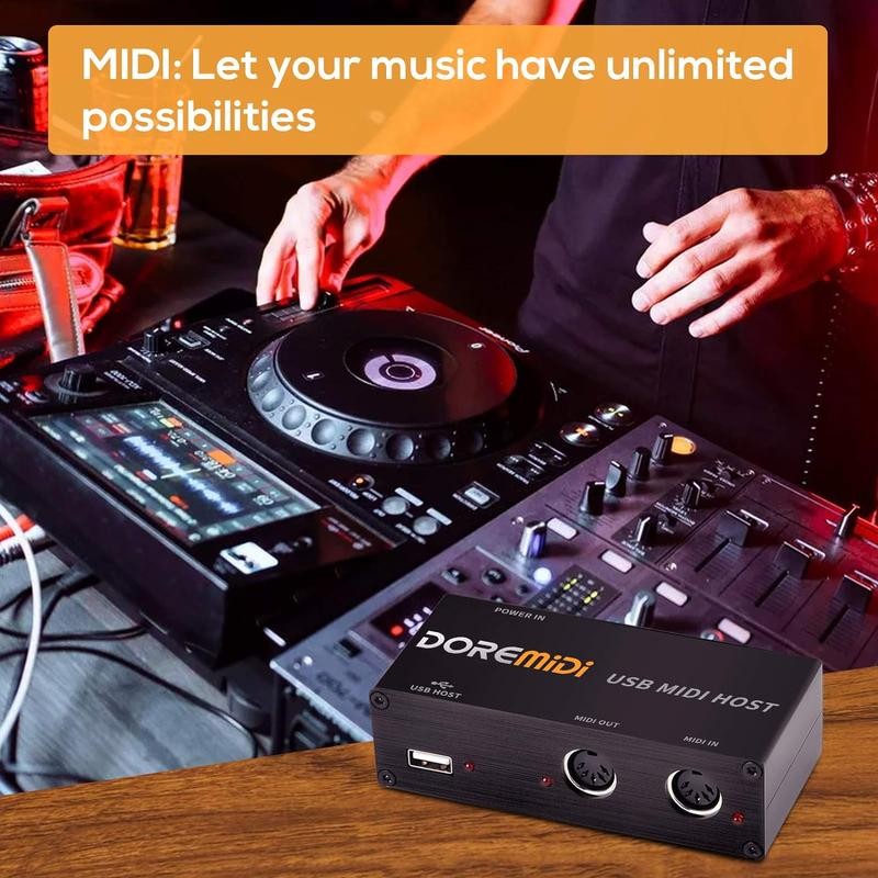 CAMOLA DOREMIDI UMH-10 MIDI Interface, USB MIDI Host Box, Compatible