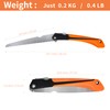 MINOVA Folding Insulation Hand Saw, 10 Inch Steel Blade Wavy