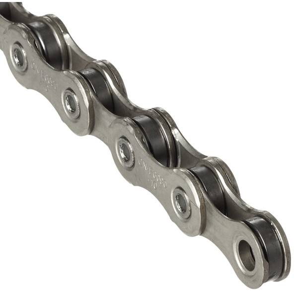 Shimano Unisex – Erwachsene E-Bike-Kette CN-E6090 10-Fach Fahrradketten, Grau, Einheitsgröße