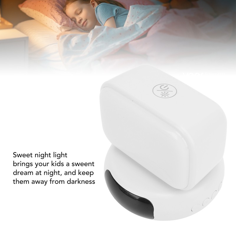 LED Night Light Bluetooth Speaker Alarm Clock Music Player 3