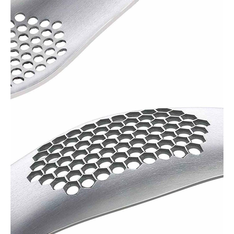 2 Pcs Garlic Rocker Crusher Mincer Press Dishwasher Safe, Stainless