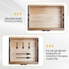 Humyoun 12 Pcs Metal Adjustable File Cabinet Rails Set Include