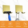 MOROBOR 4 Pcs Shower Squeegee Adhesive Hook, All-Purpose Scraper Holders